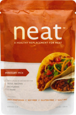 Neat Replacement For Meat Vegetarian Gluten Free Mexican Mix Pouch - 5.5 Oz - Image 2