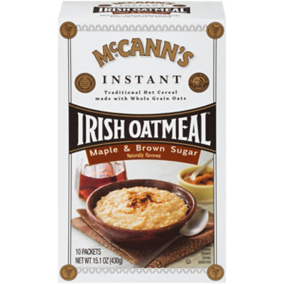 McCanns Oatmeal Irish Instant Maple & Brown Sugar 10 Count - 15.1 Oz - Image 3