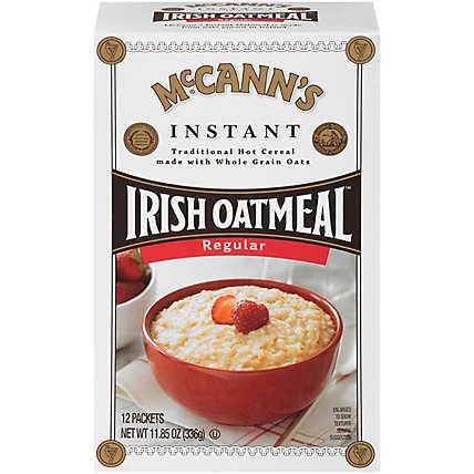 McCanns Oatmeal Irish Instant Regular 12 Count - 11.85 Oz - Image 2