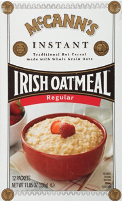 McCanns Oatmeal Irish Instant Regular 12 Count - 11.85 Oz - Image 2