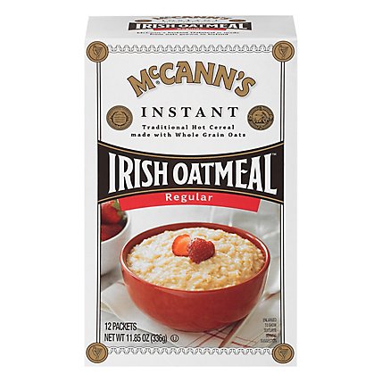 McCanns Oatmeal Irish Instant Regular 12 Count - 11.85 Oz - Image 1