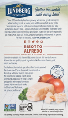 Lundberg Family Farms Organic Alfredo Risotto - 5.5 Oz - Image 5