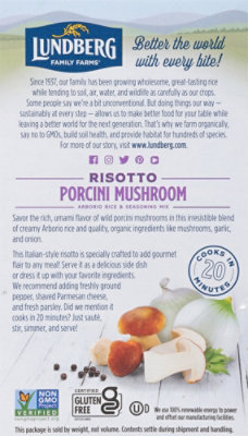 Lundberg Family Farms Organic Wild Mushroom Porcini Risotto - 5.9 Oz - Image 5