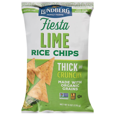 Lundberg Rice Chips Fiesta Lime - 6 Oz - Image 2
