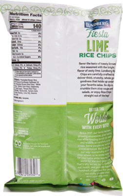 Lundberg Rice Chips Fiesta Lime - 6 Oz - Image 5