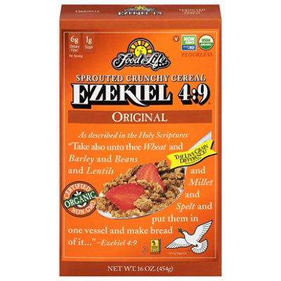 Food For Life Ezekiel 4:9 Cereal Sprouted Grain Crunchy Original - 16 Oz - Image 3