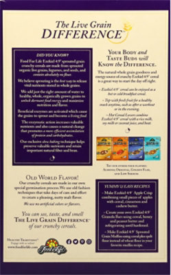 Food For Life Ezekiel 4:9 Cereal Sprouted Grain Crunchy Cinnamon Raisin - 16 Oz - Image 5