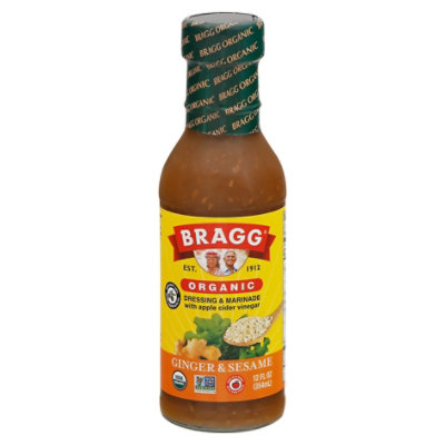 Bragg Organic Dressing & Marinade Ginger & Sesame - 12 Fl. Oz. - Image 3