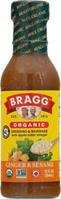 Bragg Organic Dressing & Marinade Ginger & Sesame - 12 Fl. Oz. - Image 2