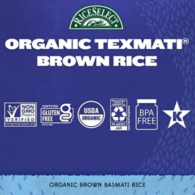 Rice Select Organic Texmati Rice Brown Long Grain American Basmati - 32 Oz - Image 3