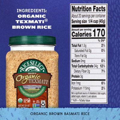 Rice Select Organic Texmati Rice Brown Long Grain American Basmati - 32 Oz - Image 6