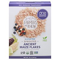 One Degree Organic Foods Cereal Veganic Sprouted Ancient Maize Flakes - 12 Oz - Image 3