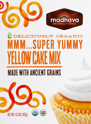 Madhava Cake Mix Mmm Super Yummy Yellow - 15.3 Oz - Image 2