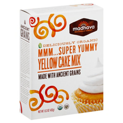 Madhava Cake Mix Mmm Super Yummy Yellow - 15.3 Oz