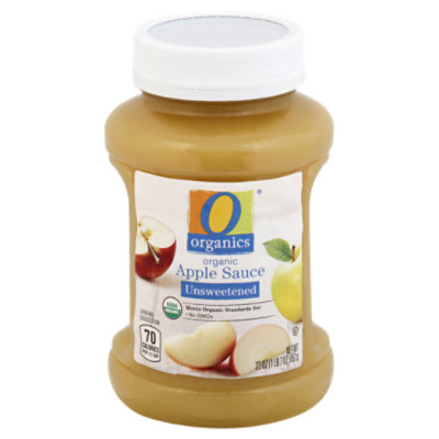 O Organics Organic Apple Sauce Unsweetened - 23 Oz - Image 1