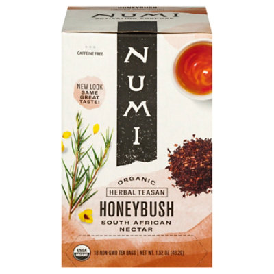 Numi Herbal Teasan Organic Tea Caffeine Free Honeybush 18 Count - 1.52 Oz - Image 3