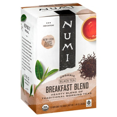 Numi Organic Black Tea Breakfast Blend 18 Count - 1.4 Oz