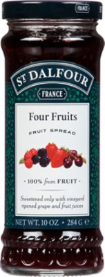 St. Dalfour Fruit Spread Deluxe Four Fruits - 10 Oz - Image 1
