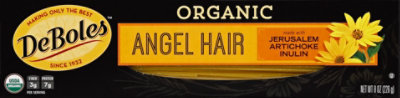 DeBoles Pasta Organic Angel Hair Box - 8 Oz - Image 2