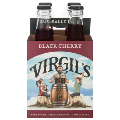 Virgils Soda Black Cherry Cream - 4-12 Fl. Oz. - Image 3