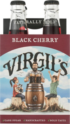 Virgils Soda Black Cherry Cream - 4-12 Fl. Oz. - Image 4