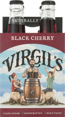 Virgils Soda Black Cherry Cream - 4-12 Fl. Oz. - Image 2