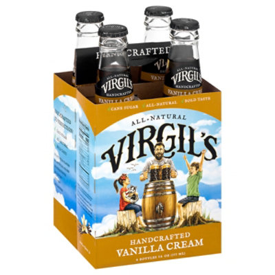 Virgils Soda Cream Soda - 4-12 Fl. Oz.