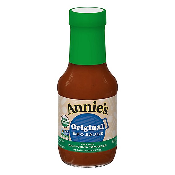Annies Naturals Sauce BBQ Organic Original Recipe - 12 Oz