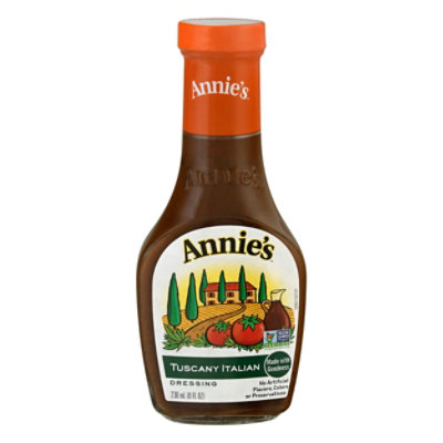 Annies Naturals Dressing Tuscany Italian - 8 Fl. Oz.