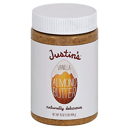 Justins Almond Butter Vanilla - 16 Oz - Image 1