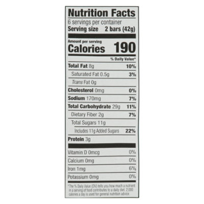 Signature SELECT Granola Bars Crunchy Oats & Honey 12 Count - 8.9 Oz - Image 3