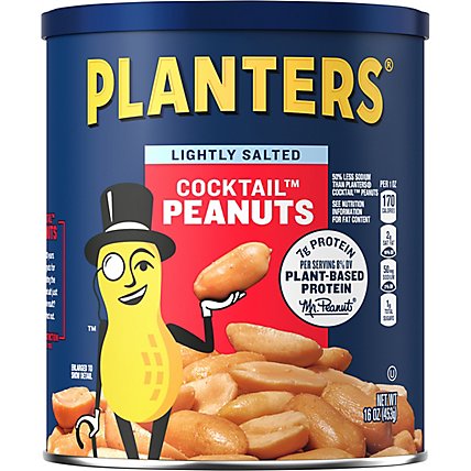 Planters Peanuts Cocktail Lightly Salted - 16 Oz - Image 2