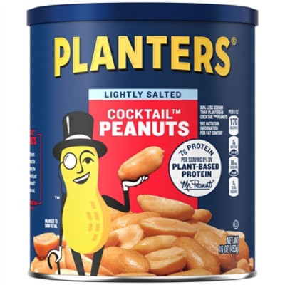 Planters Peanuts Cocktail Lightly Salted - 16 Oz - Image 2