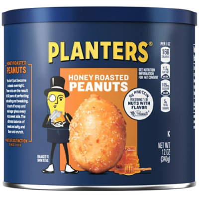 Planters Peanuts Honey Roasted - 12 Oz - Image 1