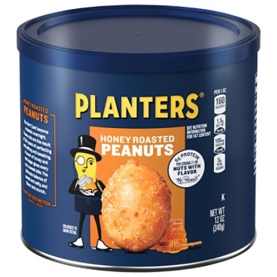 Planters Peanuts Honey Roasted - 12 Oz