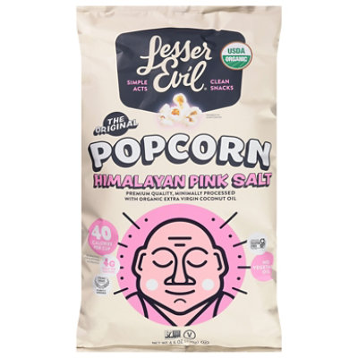 LesserEvil Buddha Bowl Foods Organic Popcorn Himalayan Pink - 5 Oz - Image 2