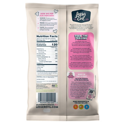 LesserEvil Buddha Bowl Foods Organic Popcorn Himalayan Pink - 5 Oz - Image 5