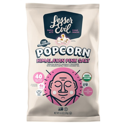 LesserEvil Buddha Bowl Foods Organic Popcorn Himalayan Pink - 5 Oz - Image 2