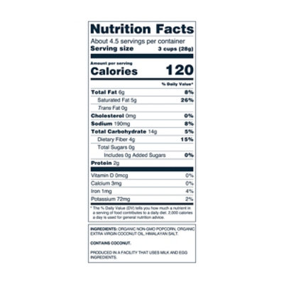 LesserEvil Buddha Bowl Foods Organic Popcorn Himalayan Pink - 5 Oz - Image 3