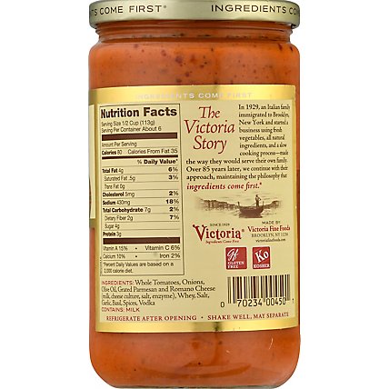 Victoria Sauce Tomato Vodka Jar - 24 Oz - Image 6