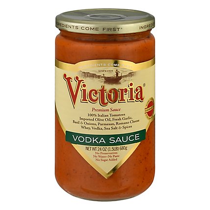 Victoria Sauce Tomato Vodka Jar - 24 Oz - Image 1
