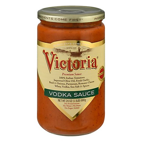 Victoria Sauce Tomato Vodka Jar - 24 Oz