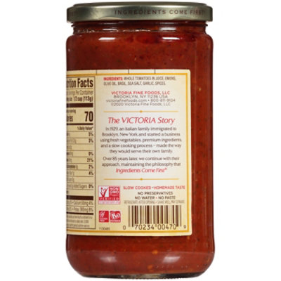 Victoria Sauce Tomato Basil Jar - 24 Oz - Image 6