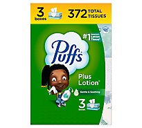 Puffs Plus Lotion White Facial Tissue - 3-124 Count