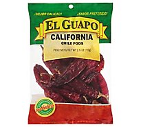 El Guapo Whole California Chili Pods (Chile California Entero) - 2.5 Oz