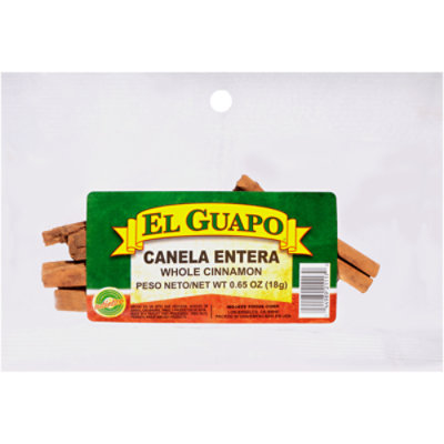 El Guapo Whole Cinnamon (Canela Entera) - 0.65 Oz