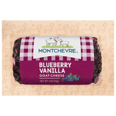 Montchevre Cheese Fresh Goat Blueberry Vanilla - 4 Oz