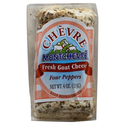 Chevre Montchevre Goat Cheese Fresh Four Peppers - 4 Oz - Image 1