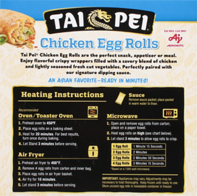 Tai Pei Chicken Egg Roll - 24 Oz - Image 5