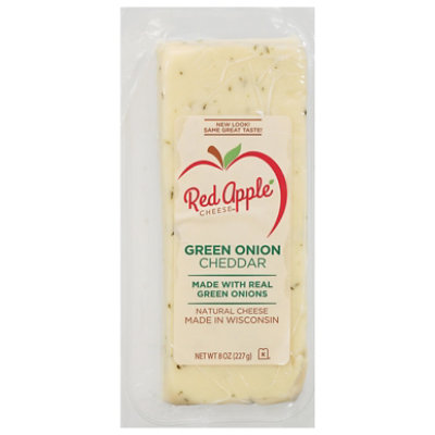 Red Apple Cheese Cheddar Green Onion - 8 Oz - Image 3